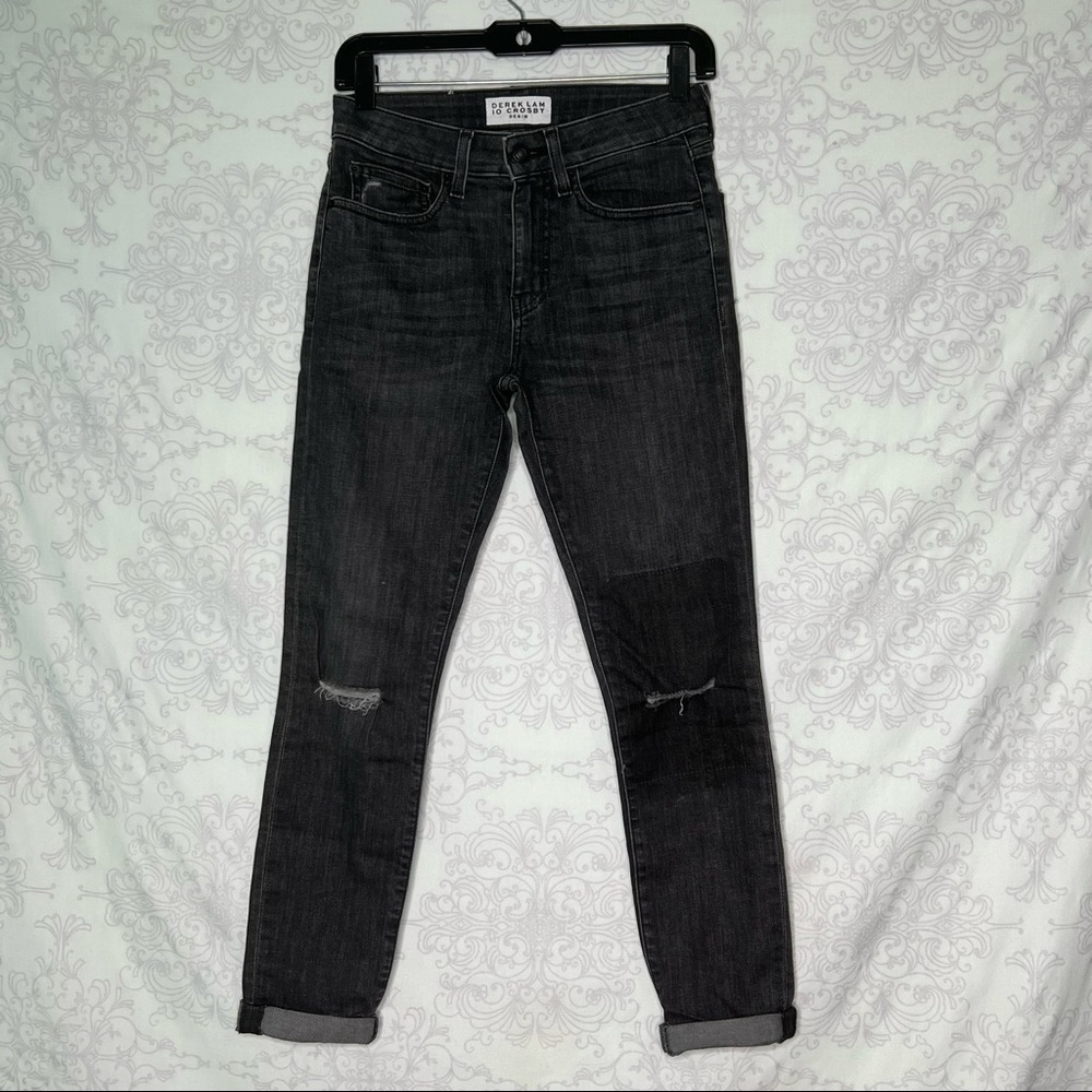 Derek Lam 10 Crosby Devi Authentic Skinny Distressed Jeans size 26